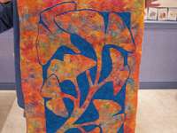 Heather Farnell, Appliqu�d Ginkgo Leaves