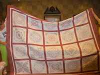 Martha King's Embroidered Quilt