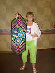 Martha King, Stained Glass Table Runner