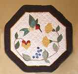 Applique class taught by Andrea Csiceri and duplicated in wood by Cora Vennes