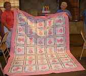 Loreen Gruber with Sun Bonnet Sue