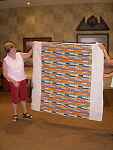 This is the back of Andrea's quilt