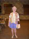 Ruth Niermeyer's coordinating vest and purse
