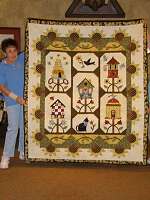 Marilyn Crosby's Garden Friends Quilt