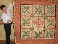 Carol Van Dykes award winning quilt