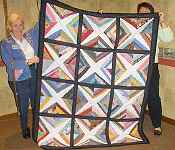 Sheila King's beautiful scrappy quilt