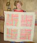 Diane English's pastel quilt