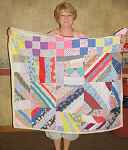 Diane English's scrap quilt