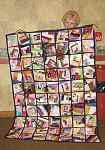 A mile a minute scrap blocks done by June Gist
