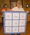 Another lovely embroidery quilt by Nancy Smith