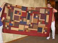 An interesting quilt made by Anita Ramsey