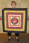 This is one of four quilts made for the Marines by Diane English