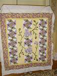 Marilyn Crosby's pieced and appliqued quilt