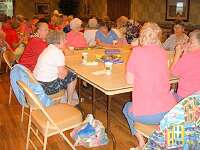 We had Sunset Point join us for some comaradery and a pot luck lunch