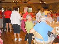 Everyone visiting with Sunset Pointe