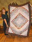 Maureen Girardin's color splash quilt