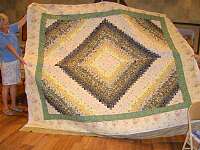 Alice Besler's color splash quilt