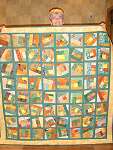 Mile a Minute squares by Judi Gilbert