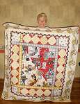 Alice Besler's movie quilt