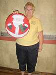 A round Santa by Kay Hasson