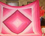 A very large Color Splash Quilt by Martha King