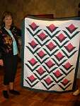 Another finshed quilt from our flower class