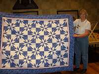 A hunter's star quilt by Carolyn Girvin