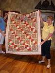 A pretty quilt by Joyce DeLestry