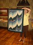 A bargello quilt by Carol Conover