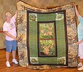 Claudine Sullivan made this wonderful fall quilt