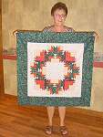 Janet Gardner's wreath, this was a class given by Lorene Gruber