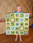 Carol Tolpa made this colorful fun quilt
