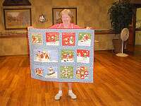 Andrea Lasek's Christmas quilt