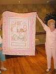 A lovely baby quilt by June Gist