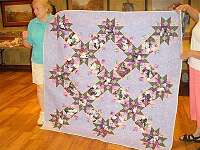 Barbara visited Chatham on Sept. 20th, and this is her quilt