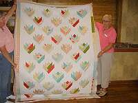 Nancy McCurry has done a pretty scrap quilt