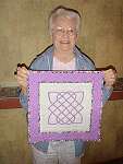 Ruth Niermeyer took a class from Pacific Rim, this is the result.  (Purple of course)