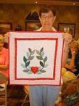 A very pretty wall hanging by Joanne Thorp