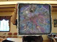 Terry Mominee painted quilt